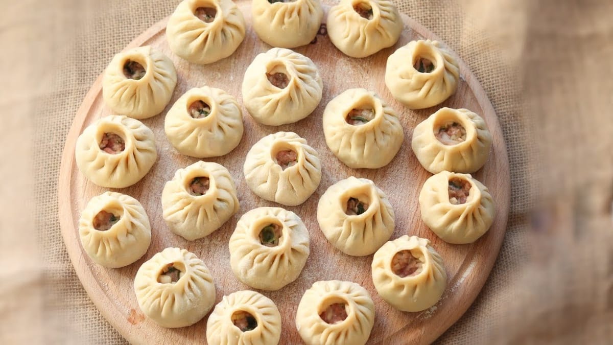 Бурятские буузы - видеорецепт