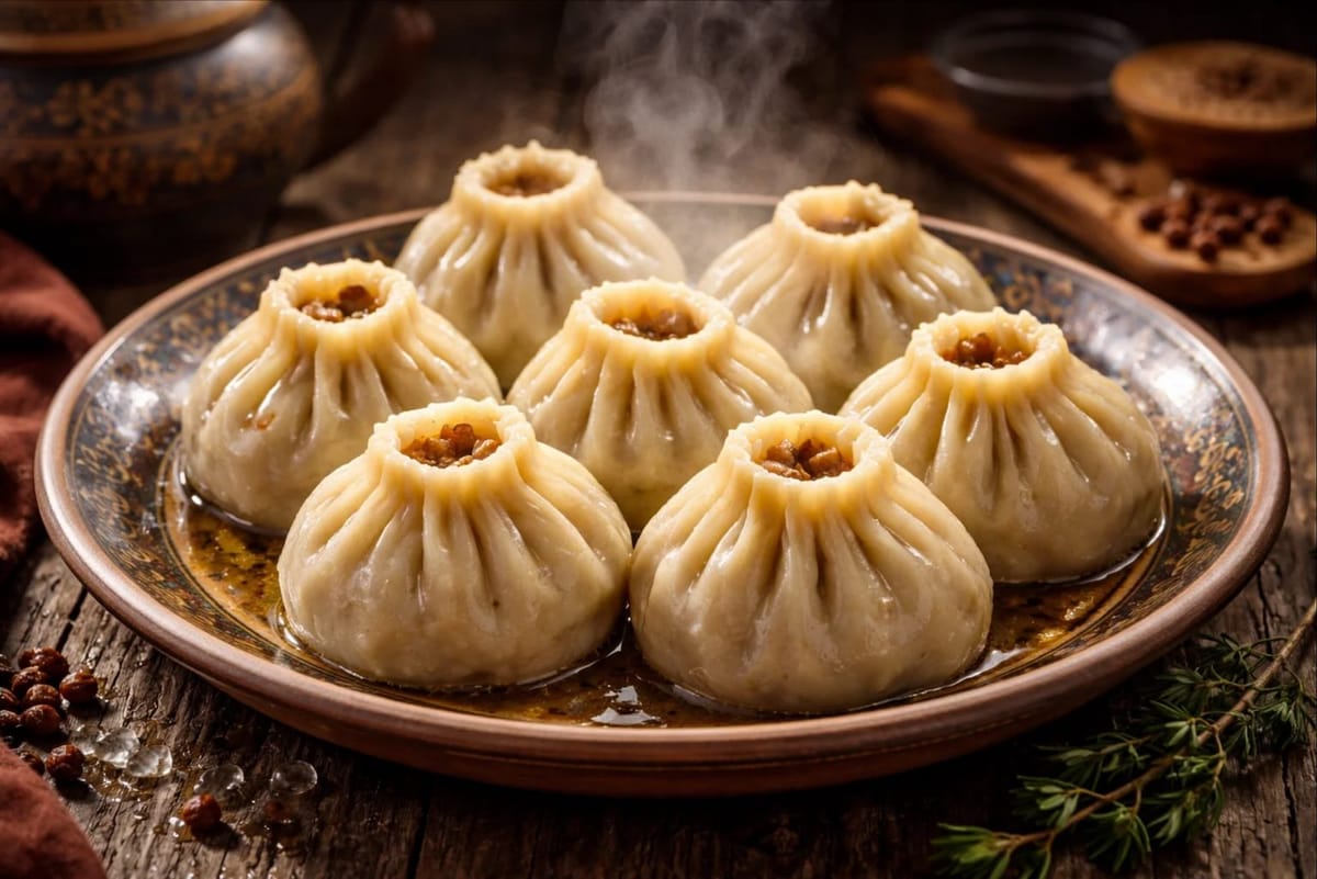 Буузы по-бурятски - секреты приготовления сочного мяса в тесте