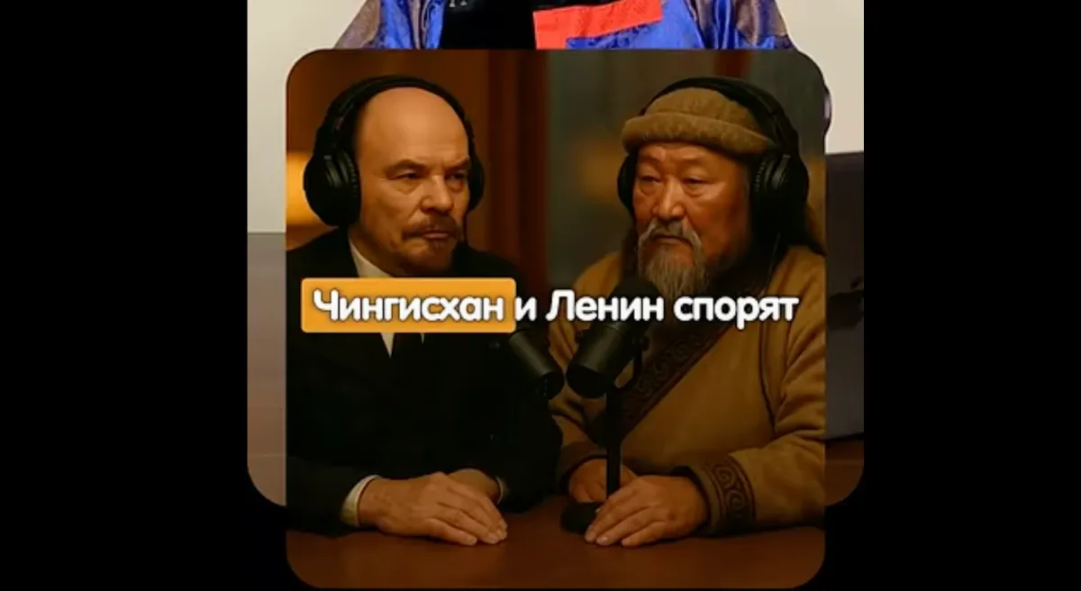 Чингисхан и Ленин спорят о том, что лучше, бузы или пельмени