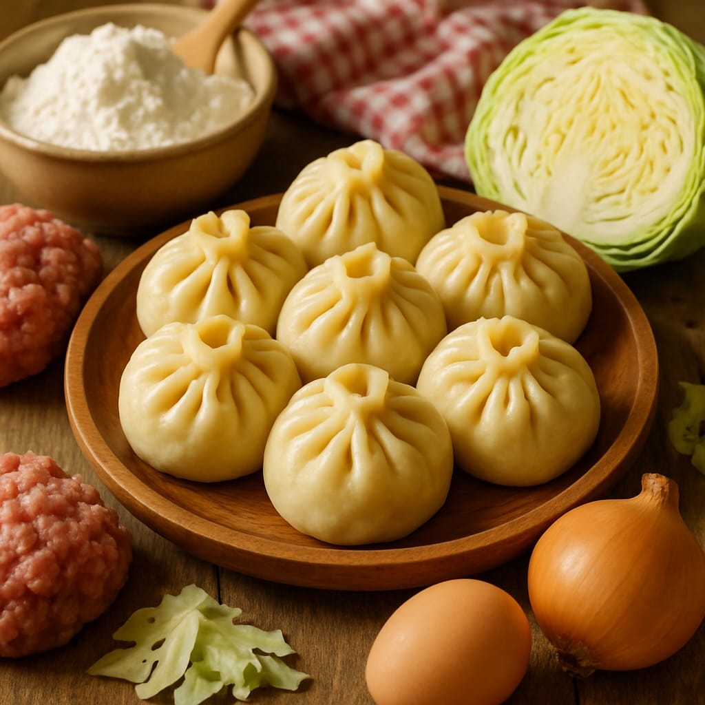 Как приготовить буузы из дрожжевого теста