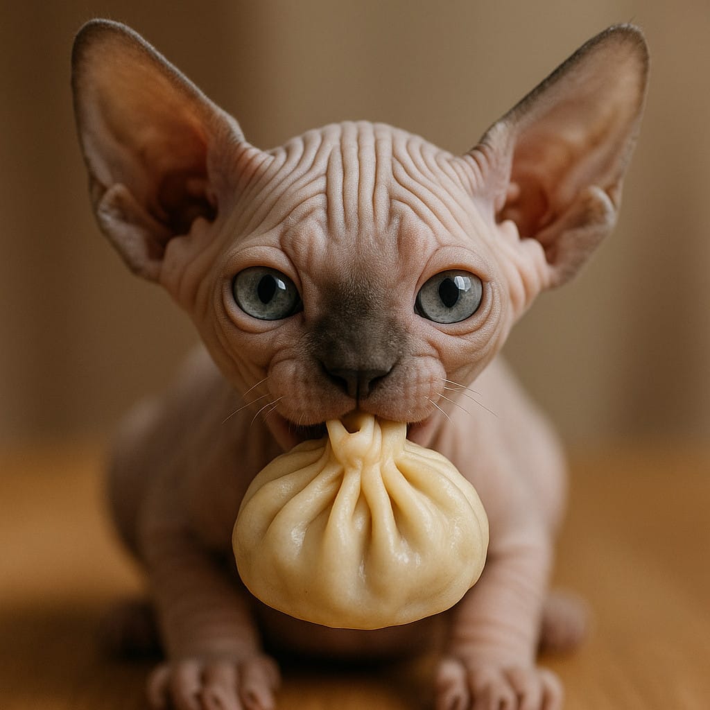 Кошки тоже любят буузы