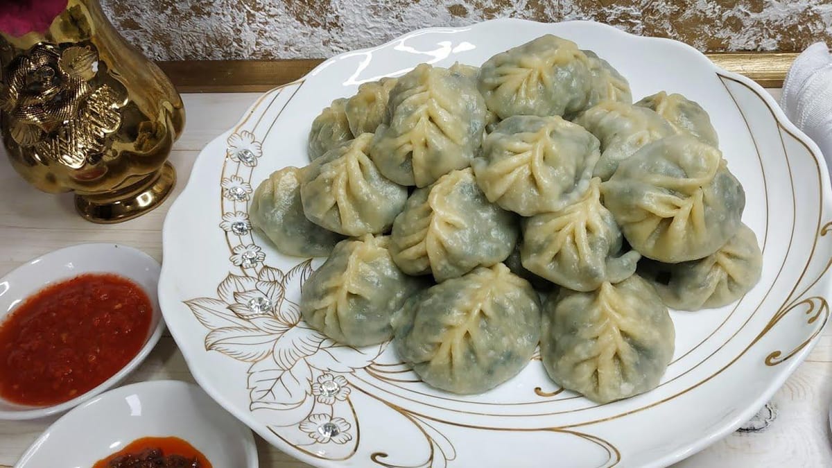 Манты с джусаем