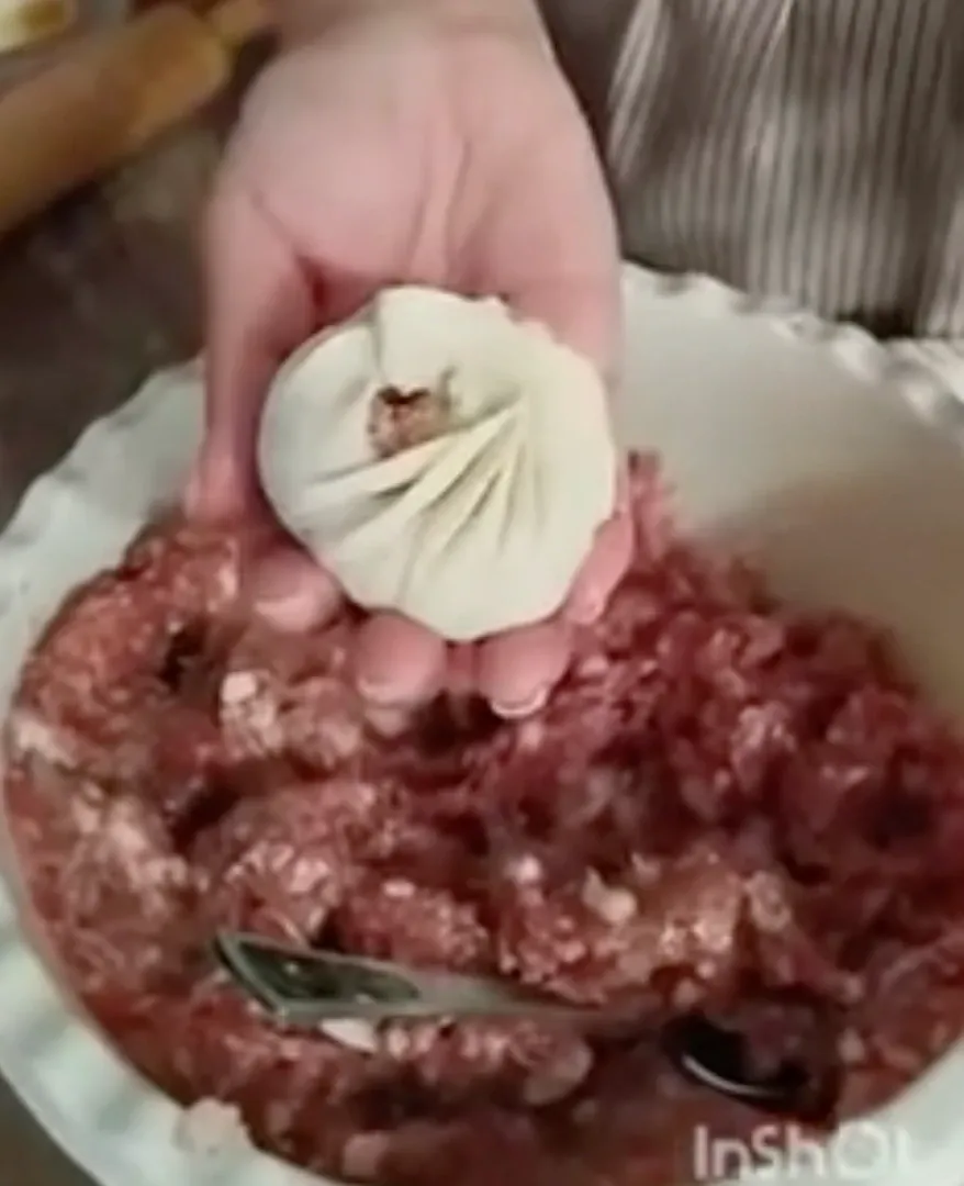 Приготовление бурятских бууз