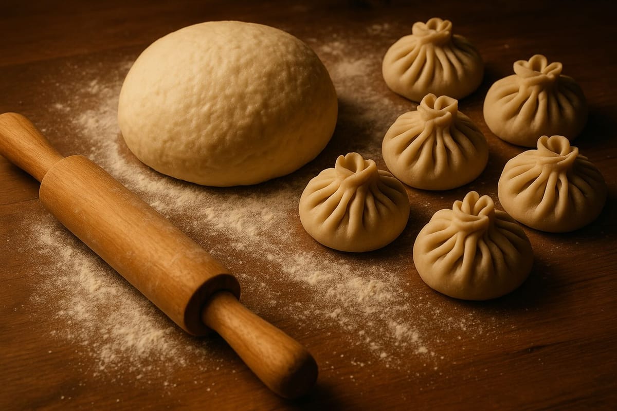 Тесто на буузы - секреты идеальной основы