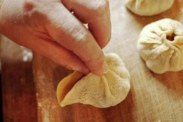 Защипываем буузу