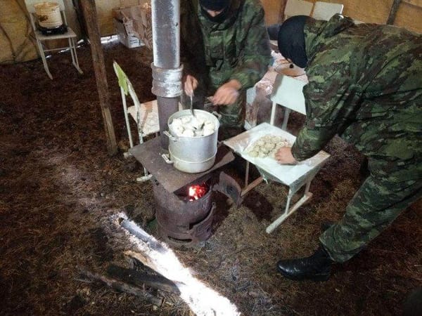 Бойцы спецназа сварили 400 бууз