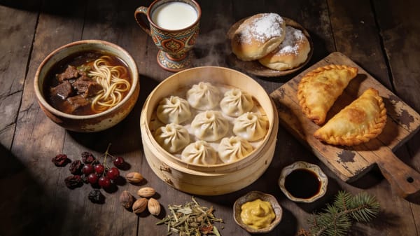 Бурятская кухня - буузы, хушуур и другие блюда кочевников