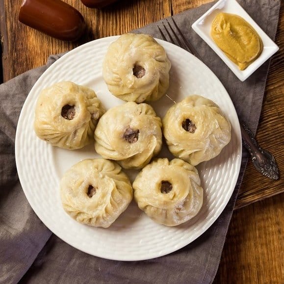 Буузы горячие