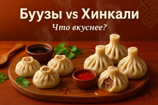 Чем отличаются буузы от хинкали?