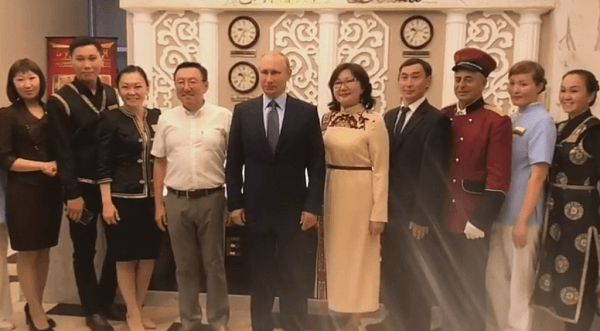 Путин на Байкале