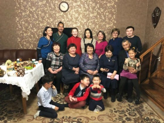 Бурятская семья
