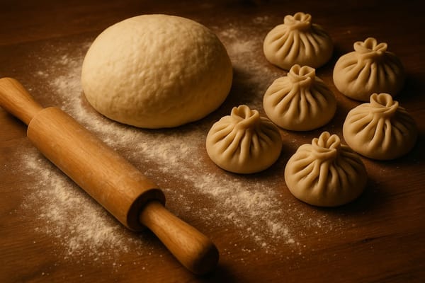 Тесто на буузы - секреты идеальной основы